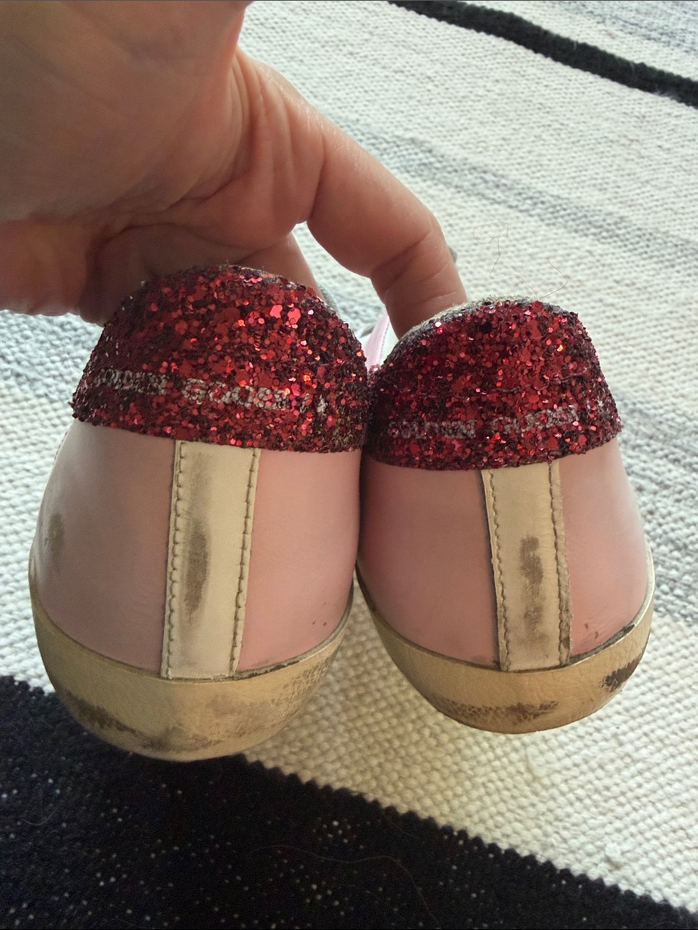 Golden Goose Rare Private Edition Super Star Glitter Star Sneaker - Picture 7 of 10